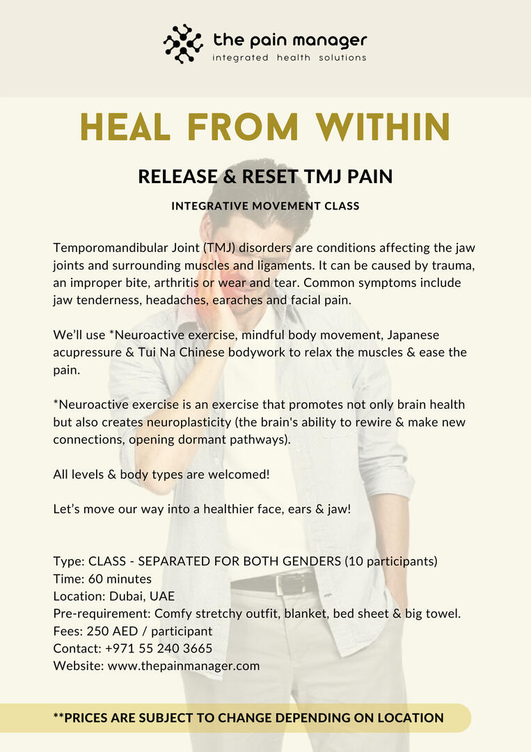 release your TMJ pain group class release your TMJ pain group class