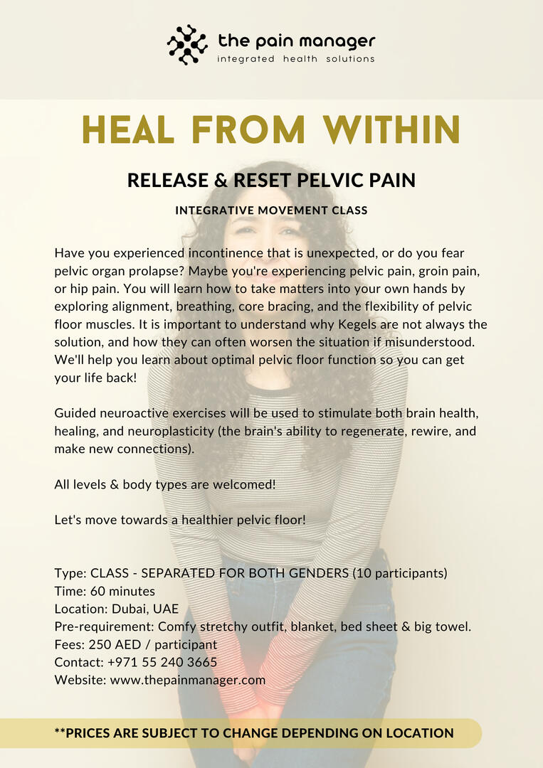release your pelvic pain group class