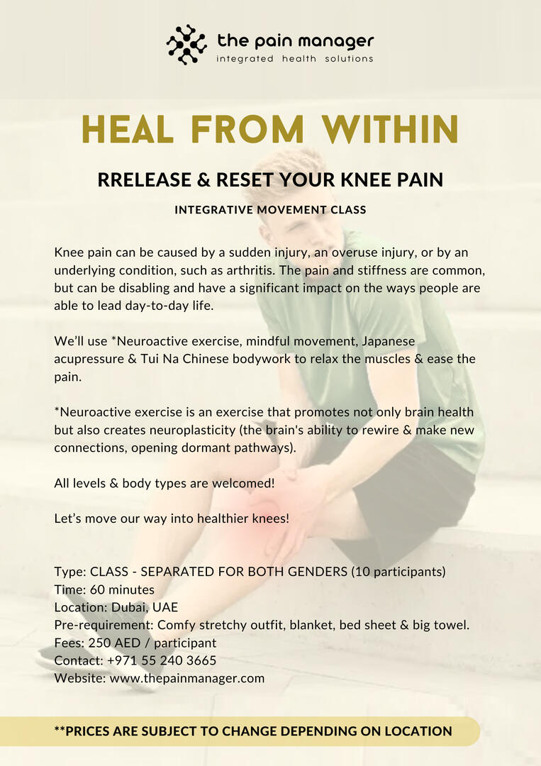release your knee pain group class
