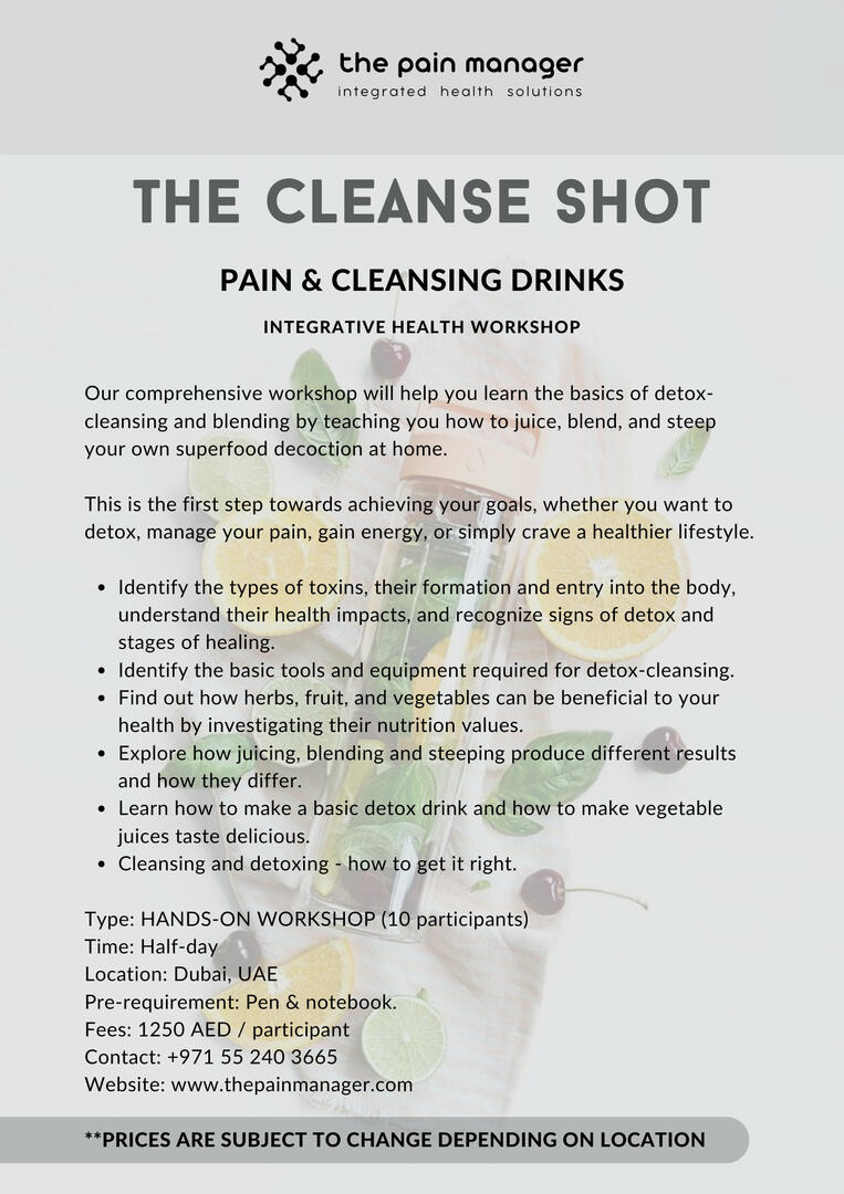 cleanse and detox workshop
