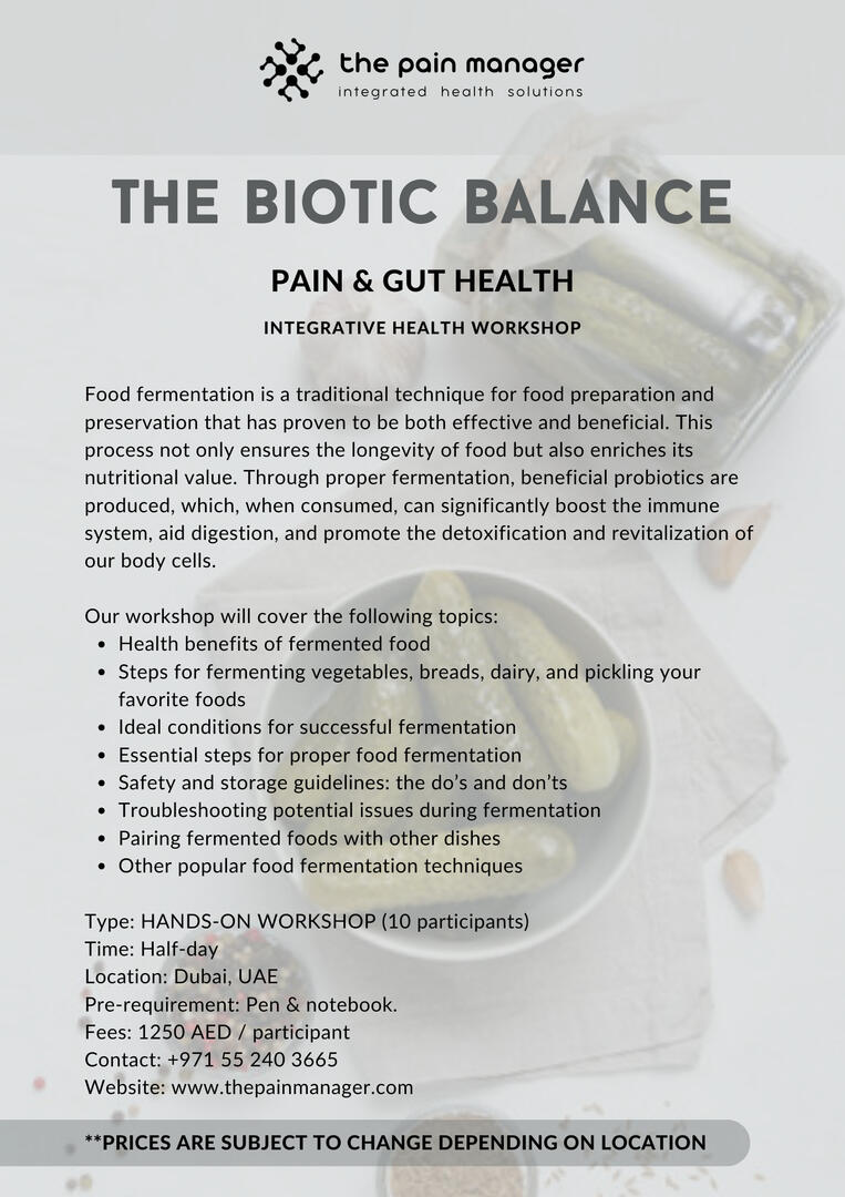 fermented food healing gut workshop