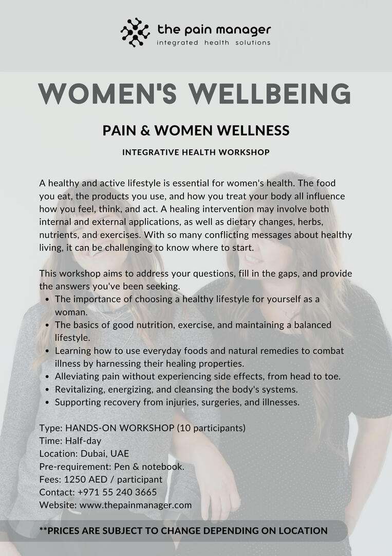 pain and wellness for women workshop pain and wellness for women workshop