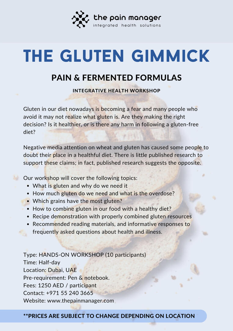 grains gluten and healthy food workshop grains gluten and healthy food workshop