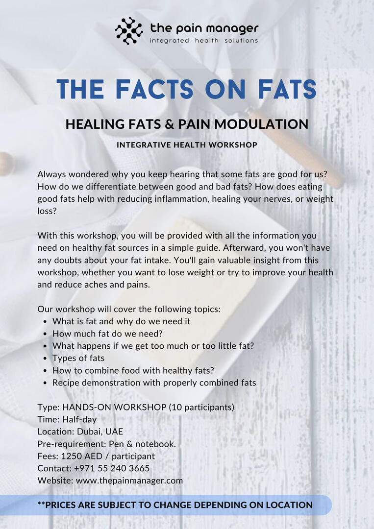 healthy fats and healthy food workshop healthy fats and healthy food workshop