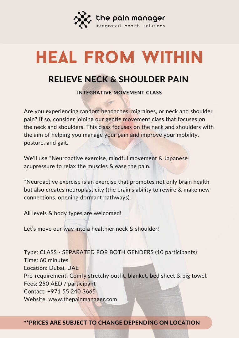 neck & shoulder pain group class